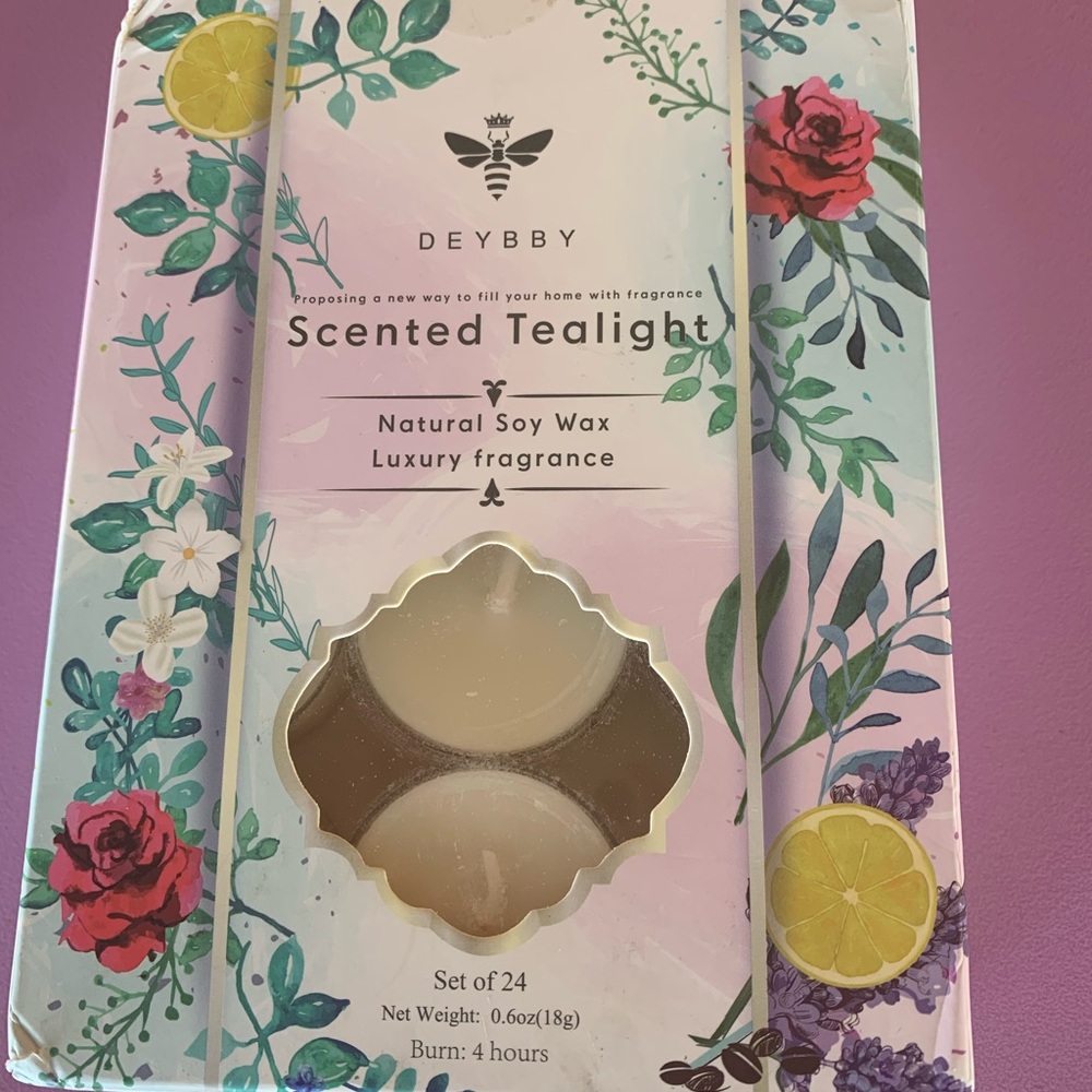 Scented Tealight Candles - Cream - GARDENIA ROSE